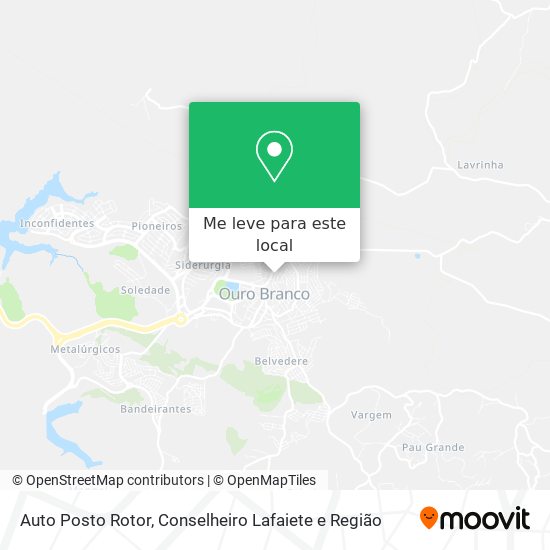 Auto Posto Rotor mapa