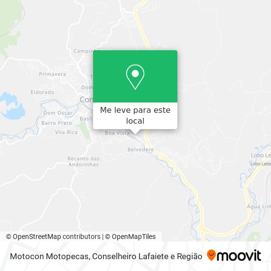 Motocon Motopecas mapa