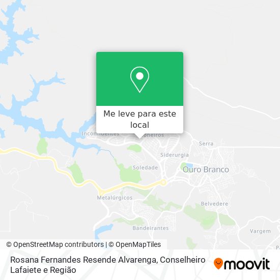 Rosana Fernandes Resende Alvarenga mapa