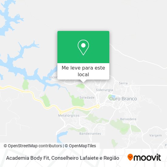 Academia Body Fit mapa