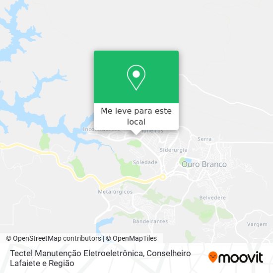 Tectel Manutenção Eletroeletrônica mapa