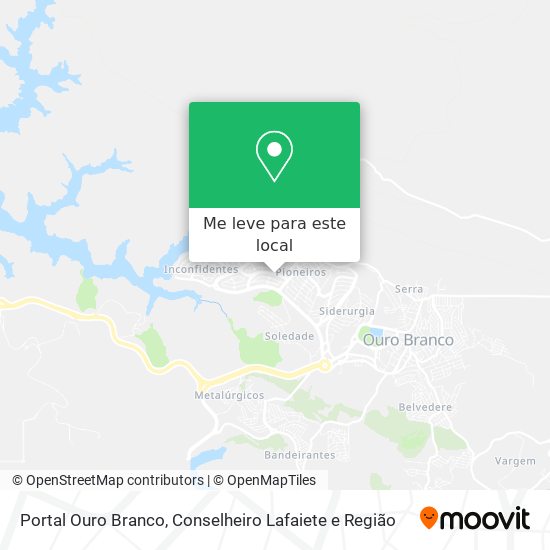 Portal Ouro Branco mapa