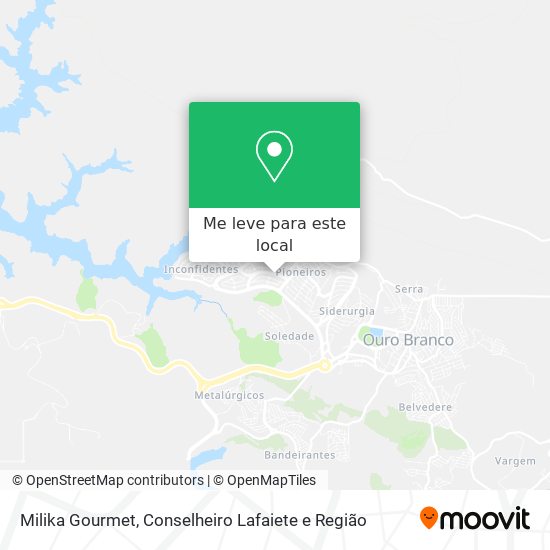 Milika Gourmet mapa