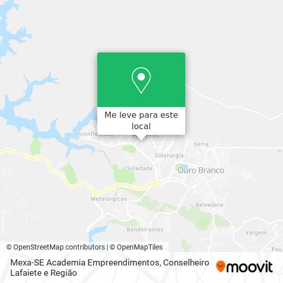 Mexa-SE Academia Empreendimentos mapa