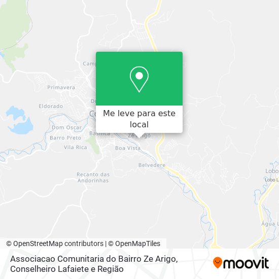 Associacao Comunitaria do Bairro Ze Arigo mapa