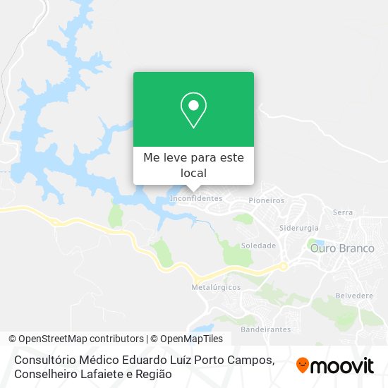 Consultório Médico Eduardo Luíz Porto Campos mapa