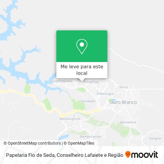 Papelaria Fio de Seda mapa