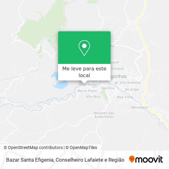 Bazar Santa Efigenia mapa
