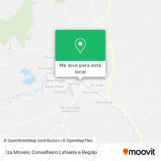 Iza Moveis mapa