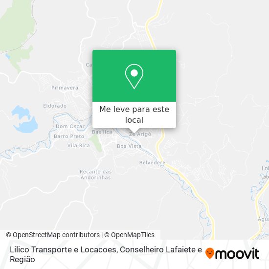 Lilico Transporte e Locacoes mapa