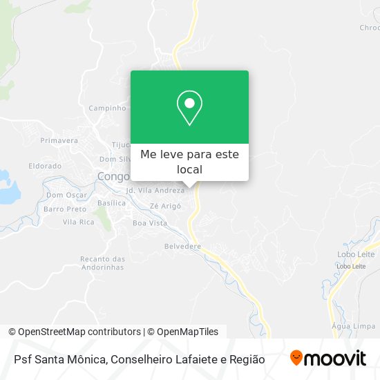 Psf Santa Mônica mapa