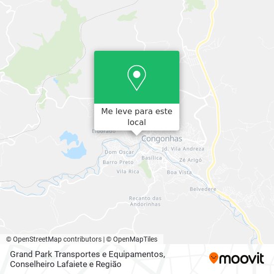 Grand Park Transportes e Equipamentos mapa