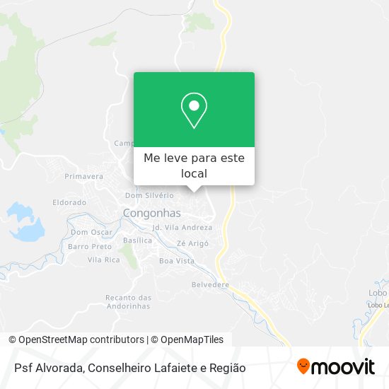 Psf Alvorada mapa