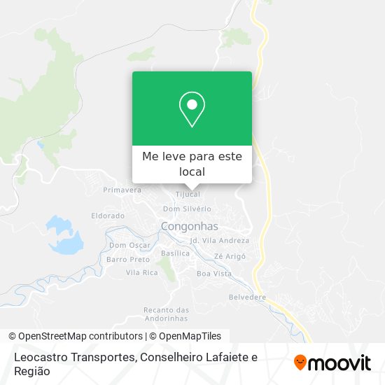 Leocastro Transportes mapa