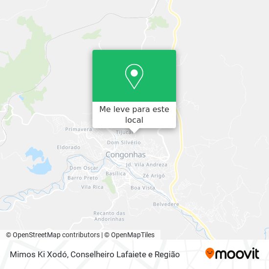 Mimos Ki Xodó mapa