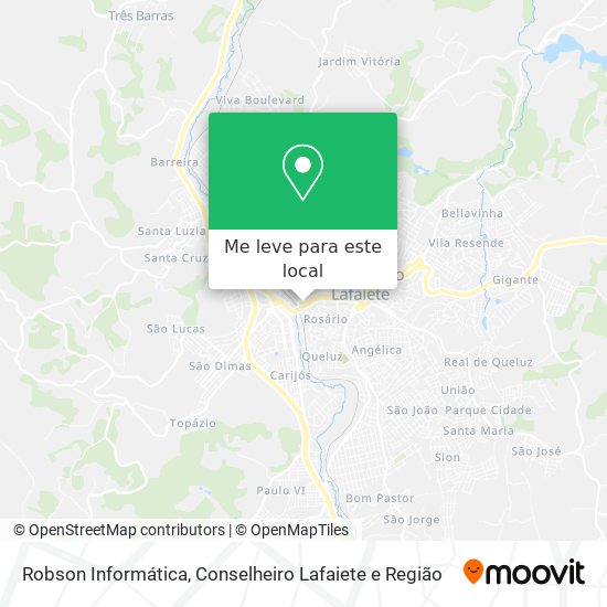 Robson Informática mapa