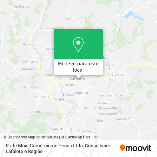 Rode Mais Comércio de Pecas Ltda mapa