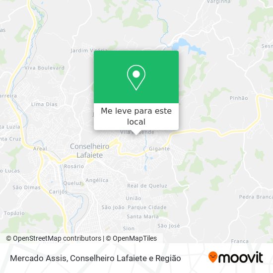 Mercado Assis mapa