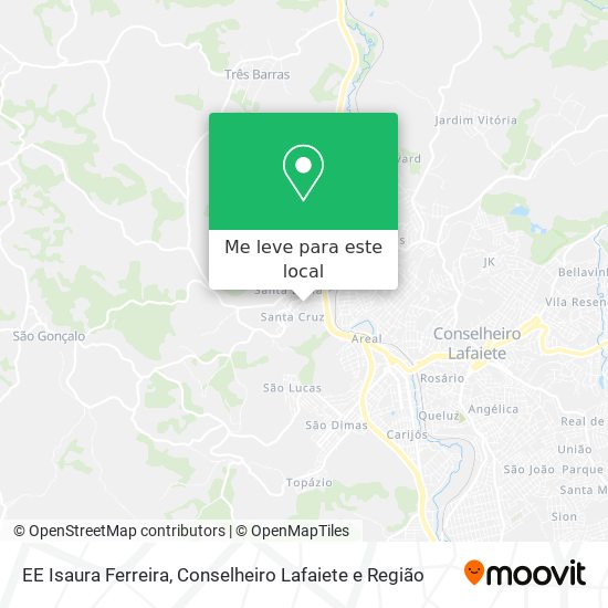 EE Isaura Ferreira mapa