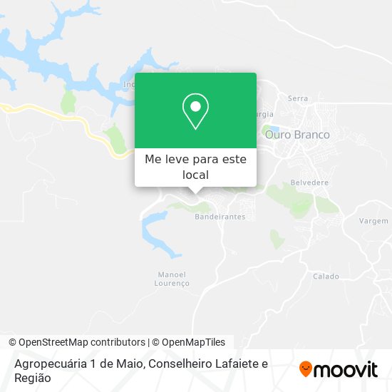 Agropecuária 1 de Maio mapa