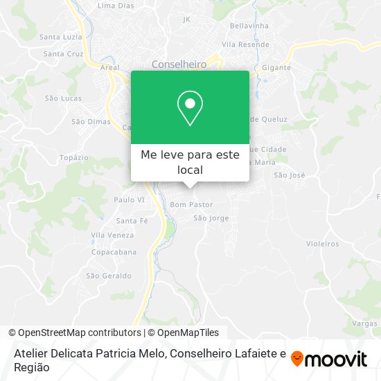 Atelier Delicata Patricia Melo mapa
