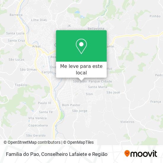 Familia do Pao mapa