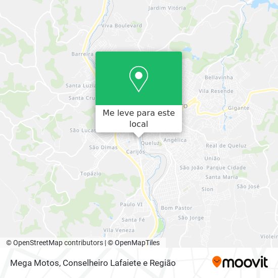 Mega Motos mapa
