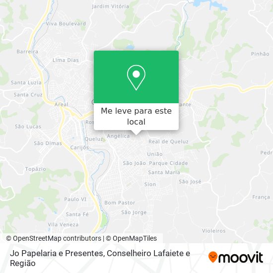 Jo Papelaria e Presentes mapa