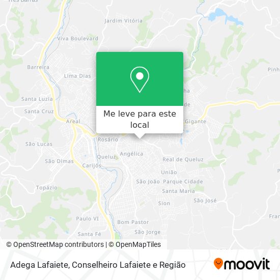 Adega Lafaiete mapa