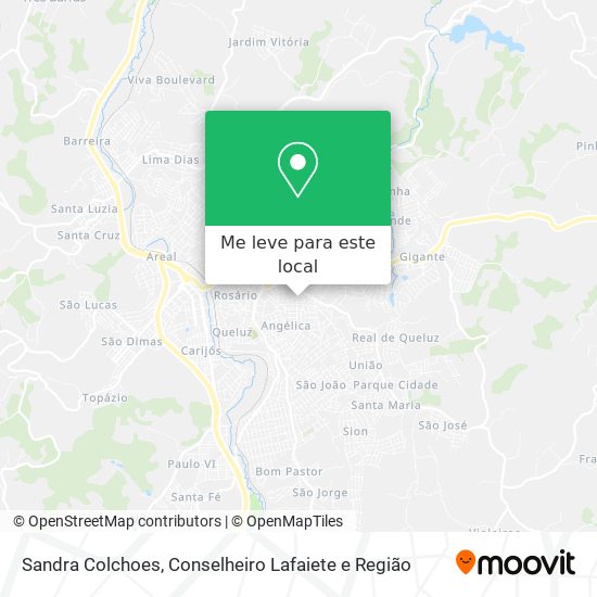 Sandra Colchoes mapa