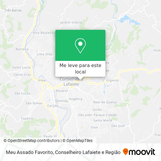 Meu Assado Favorito mapa