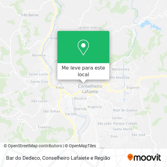 Bar do Dedeco mapa