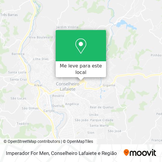 Imperador For Men mapa
