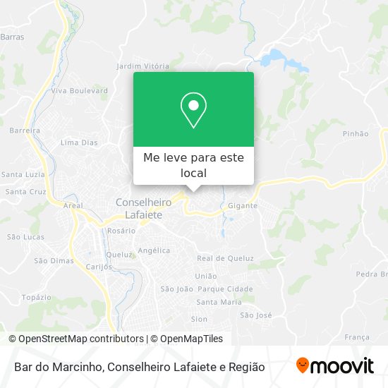 Bar do Marcinho mapa