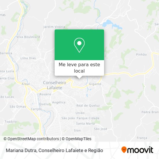 Mariana Dutra mapa