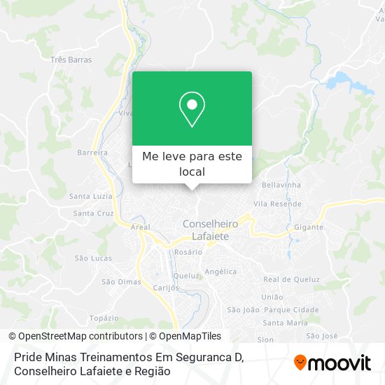 Pride Minas Treinamentos Em Seguranca D mapa