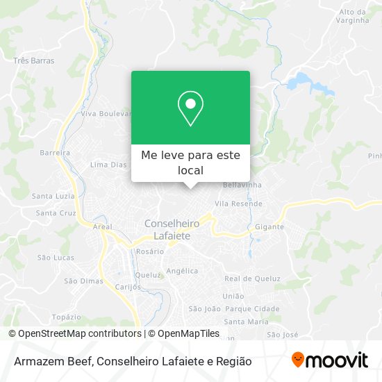 Armazem Beef mapa