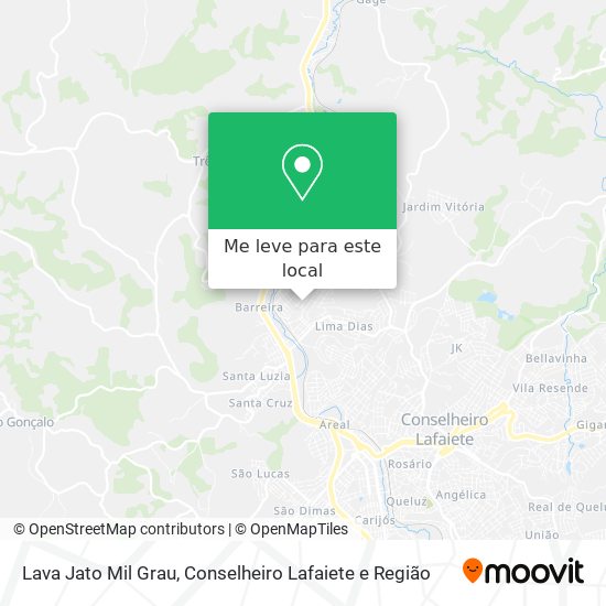 Lava Jato Mil Grau mapa