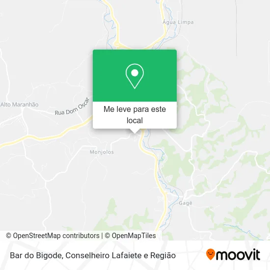 Bar do Bigode mapa