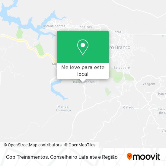 Cop Treinamentos mapa