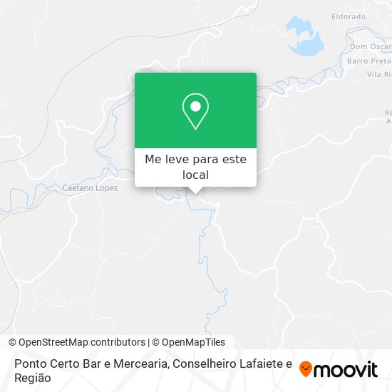Ponto Certo Bar e Mercearia mapa
