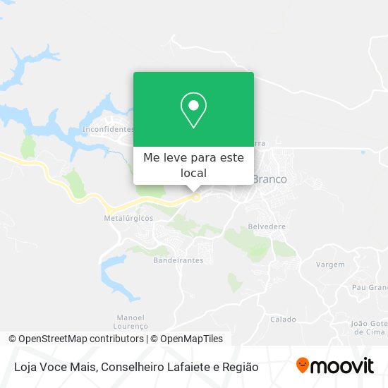 Loja Voce Mais mapa