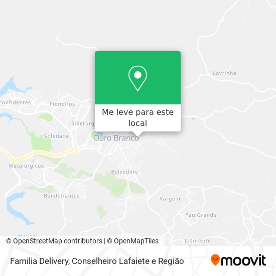 Familia Delivery mapa