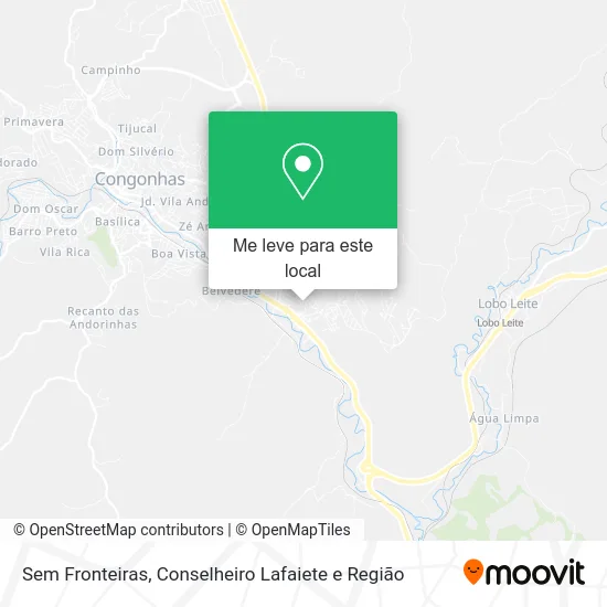 Sem Fronteiras mapa