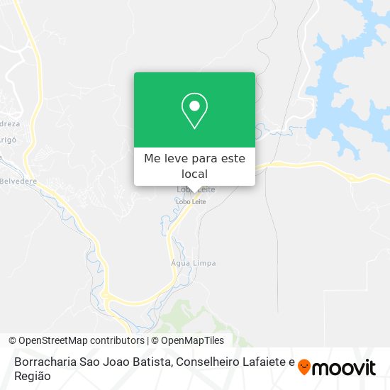Borracharia Sao Joao Batista mapa