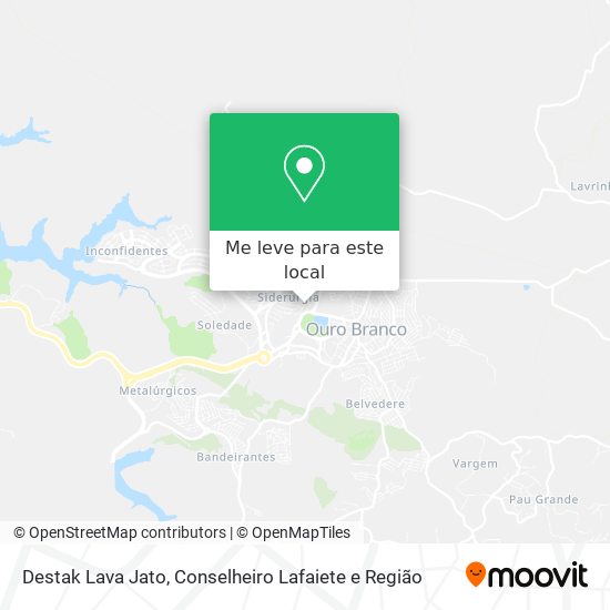 Destak Lava Jato mapa