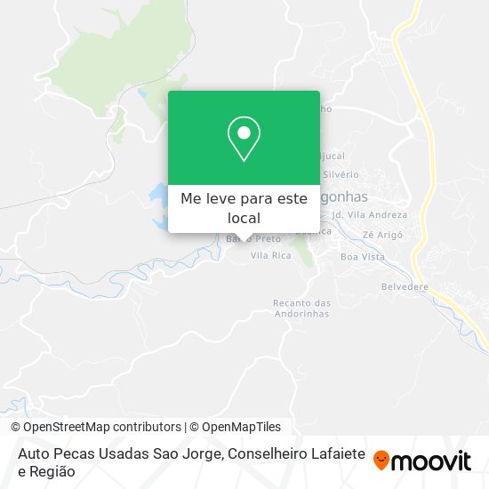Auto Pecas Usadas Sao Jorge mapa