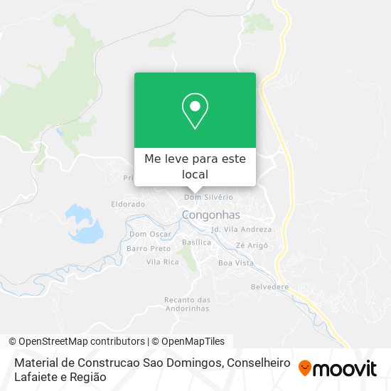 Material de Construcao Sao Domingos mapa