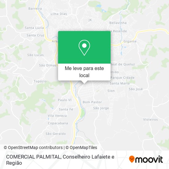 COMERCIAL PALMITAL mapa