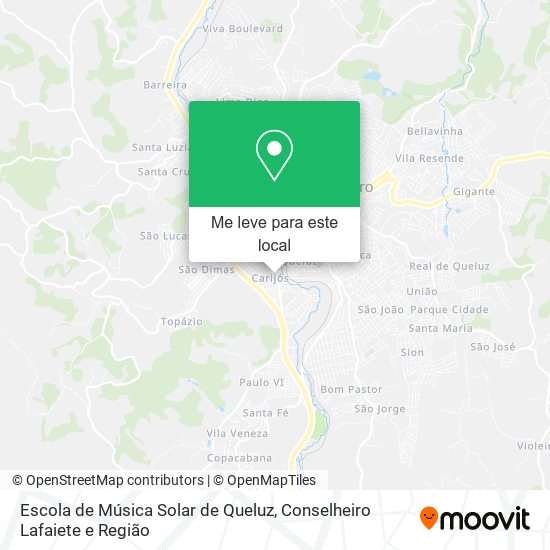 Escola de Música Solar de Queluz mapa